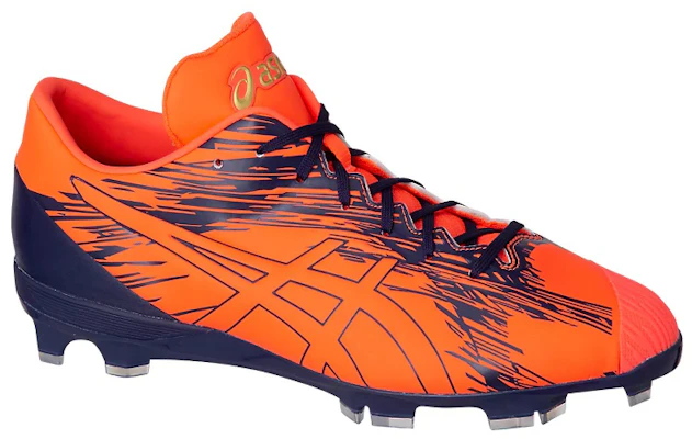 ASICS Goldstage MA-S 'Navy Orange' Sepatu Softball Kasual Pria. 1121A050-701 Lookbook ASICS Goldstage MA-S 'Navy Orange' Sepatu Softball Kasual Pria. 1121A050-701