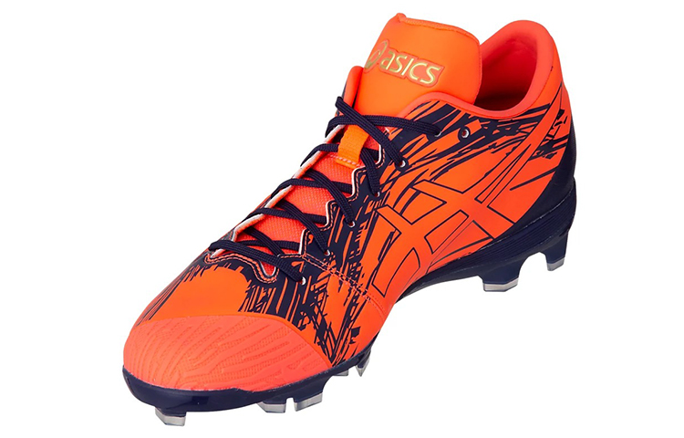 Shop ASICS Goldstage MA-S 'Navy Orange' Sepatu Softball Kasual Pria. 1121A050-701