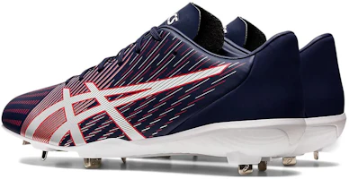 Shop Asics Goldstage MA 2 防滑耐磨 低筒 棒球鞋 黑白