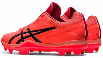 Shop Asics Goldstage Sm-S 耐磨防滑減震棒球鞋 橘紅