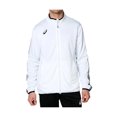 ASICS Graphic Print Zip-Up Jacket White 2031D904-400