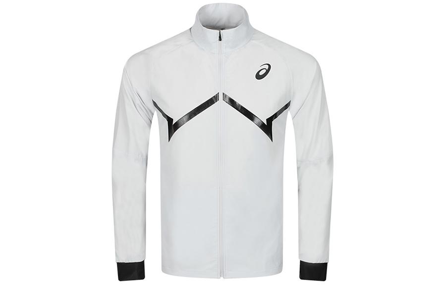 ASICS Gray Logo Breathable Zip-Up Long Sleeve Jacket 2091A622-022