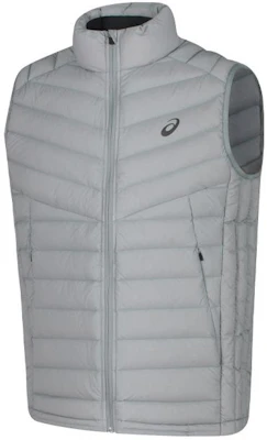 ASICS Gray Outdoor Puffer Vest with Zip & Stand Collar. 2031E441-020 Buy ASICS Gray Outdoor Puffer Vest with Zip & Stand Collar. 2031E441-020