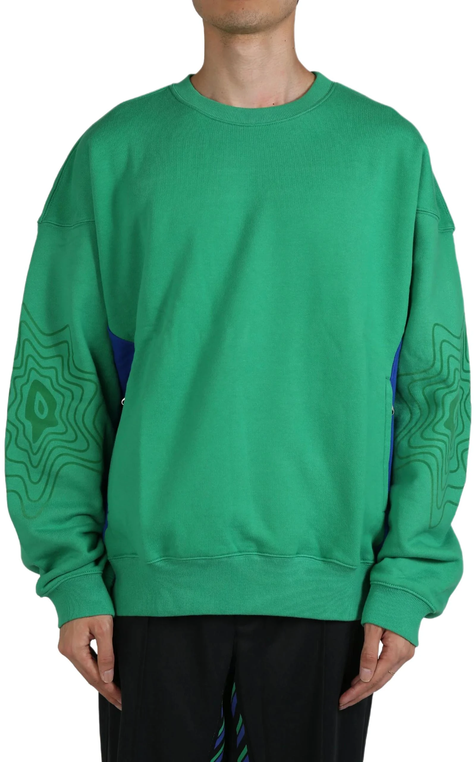 asics-green-colorblock-printed-crewneck-oversized-sweatshirt-unisex-2203-a297-300