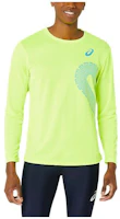 ASICS Green Crewneck Sweatshirt with Letter Print Long Sleeve 2091A649-751 ASICS Green Crewneck Sweatshirt with Letter Print Long Sleeve 2091A649-751