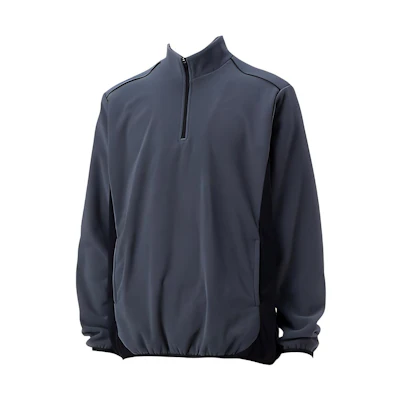 ASICS Grey Half-Zip Fleece Pullover Casual Sweatshirt 2121A338-020