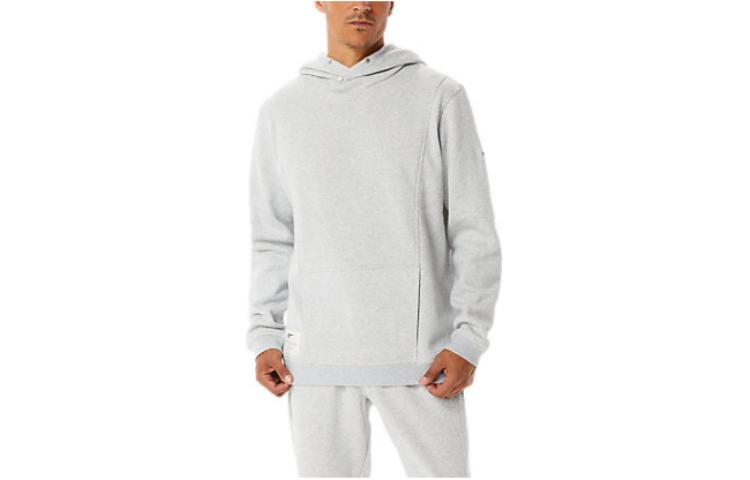 ASICS Grey Hooded Casual Warm Long-Sleeve Sweatshirt 2031D068-062