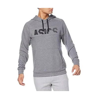 ASICS Grey Hoodie with Letter Print Design 2031C686-020