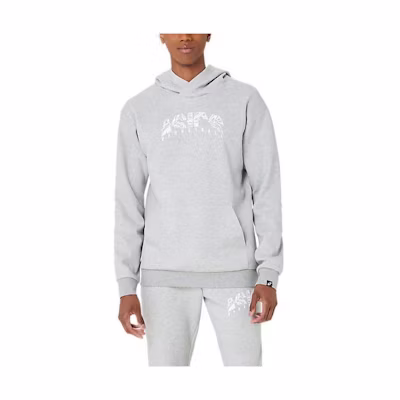 ASICS Grey Hoodie with Letter Print Design 2063A332-020