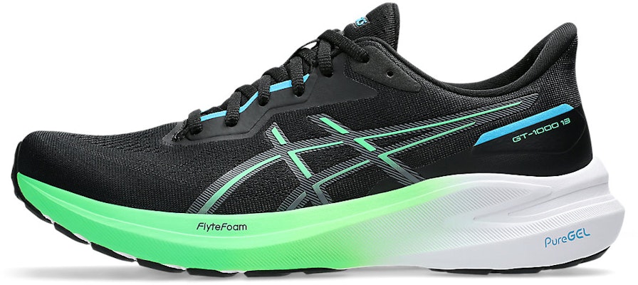 ASICS Gt-1000 13 'Black Digital Aqua' 1011B858-001 Cheap ASICS Gt-1000 13 'Black Digital Aqua' 1011B858-001