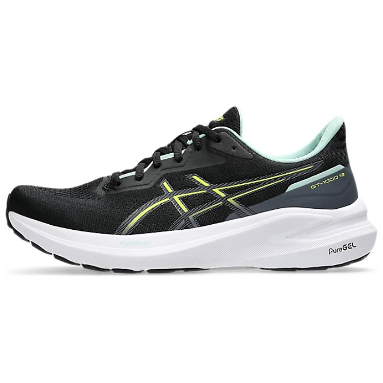 Asics GT-1000 13 Running Shoes Black - Cushioned, Stable, Durable Fit 1011B858-002