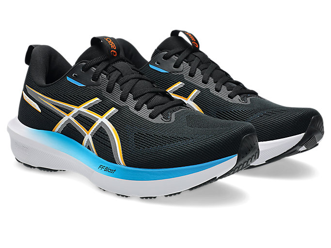 Order ASICS GT-1000 14 Extra Wide Kasut Lari Hitam/Yamabuki 1011C076-004