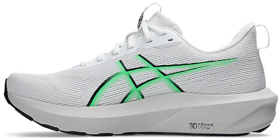 Shop ASICS GT-1000 14 跑鞋 白色/綠色 1011C077-101