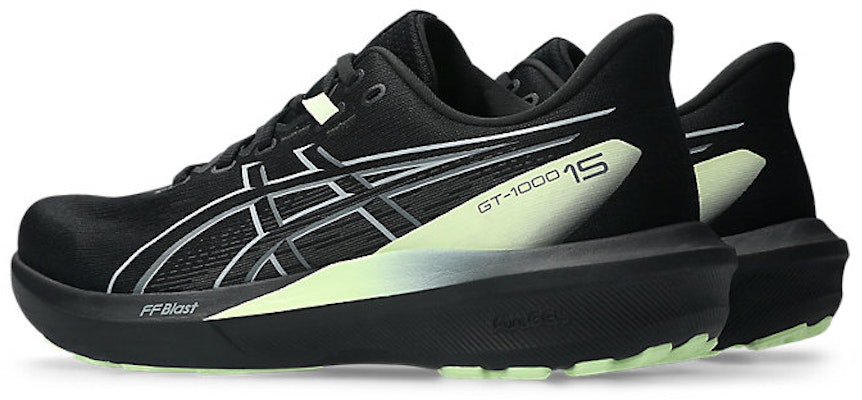 ASICS GT-1000 15 黑/亮黃色跑鞋 1011C230-003 Lookbook ASICS GT-1000 15 黑/亮黃色跑鞋 1011C230-003