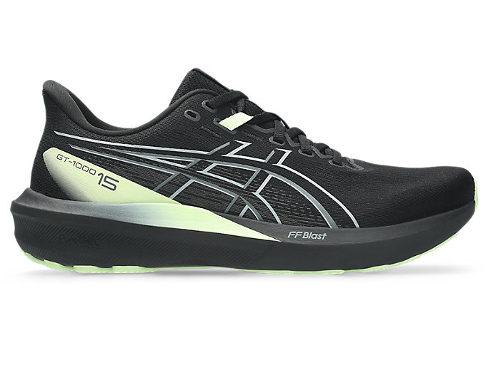 Cheap ASICS GT-1000 15 黑/亮黃色跑鞋 1011C230-003