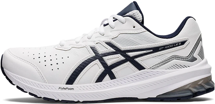 Asics GT-1000 皮革 2 耐磨透氣 低筒 跑步鞋 白灰 2E寬 Buy Asics GT-1000 皮革 2 耐磨透氣 低筒 跑步鞋 白灰 2E寬