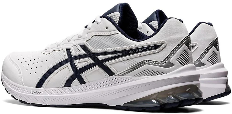 Asics GT-1000 皮革 2 耐磨透氣 低筒 跑步鞋 白灰 2E寬 Shop Asics GT-1000 皮革 2 耐磨透氣 低筒 跑步鞋 白灰 2E寬