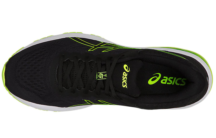 Shop ASICS Gt-1000 6 Kasut Sukan Hitam/Kuning T7A4N-9007