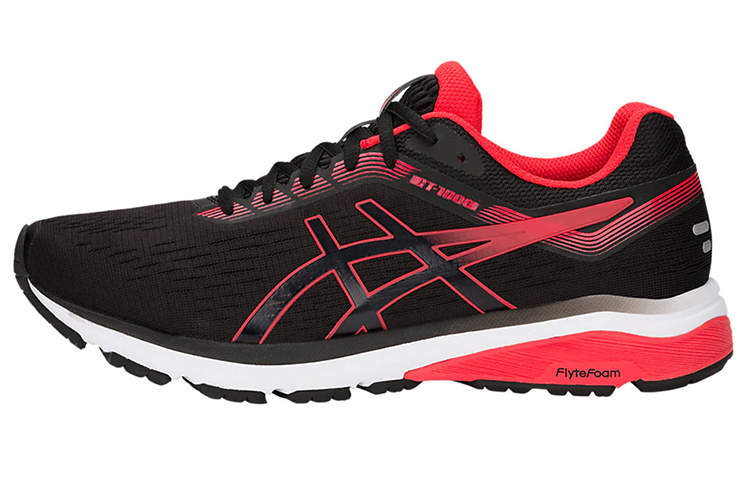 Buy ASICS GT-1000 7 Sepatu Lari 'Hitam Merah' 1011A042-002