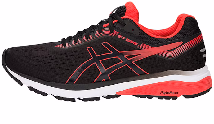 ASICS GT-1000 7 Running Sneakers 'Black Red' 1011A042-002 Buy ASICS GT-1000 7 Running Sneakers 'Black Red' 1011A042-002