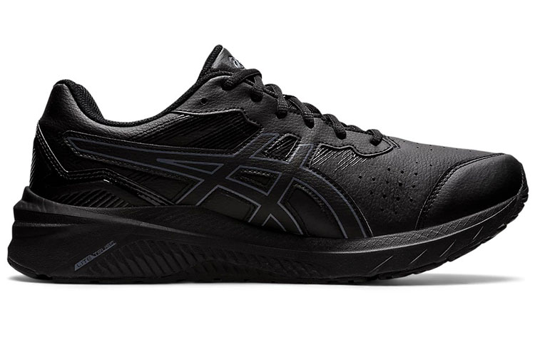 Order Asics GT-1000 皮革 2 舒適耐磨慢跑鞋 黑 2E寬