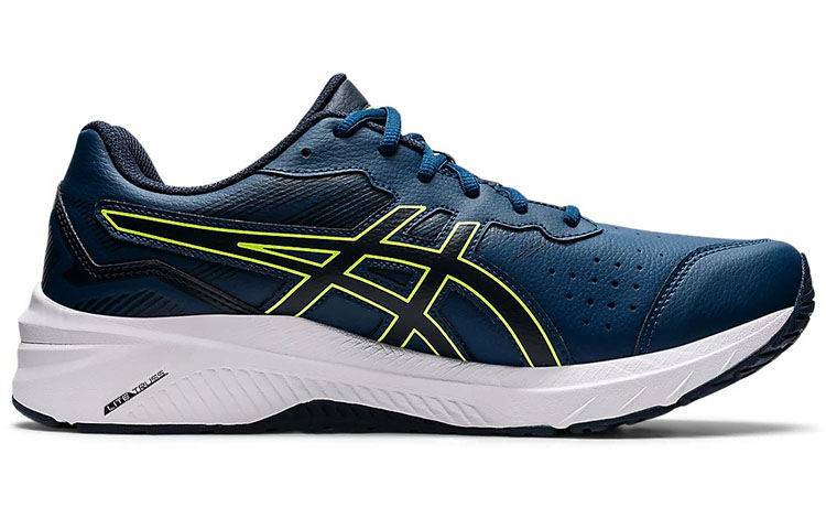 Order Asics GT-1000 皮革2 舒適耐磨跑鞋 藍黑 2E寬