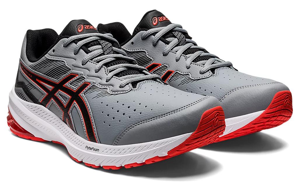 Lookbook Asics GT-1000 皮革版 2 耐磨透氣 低筒 慢跑鞋 灰黑 2E寬