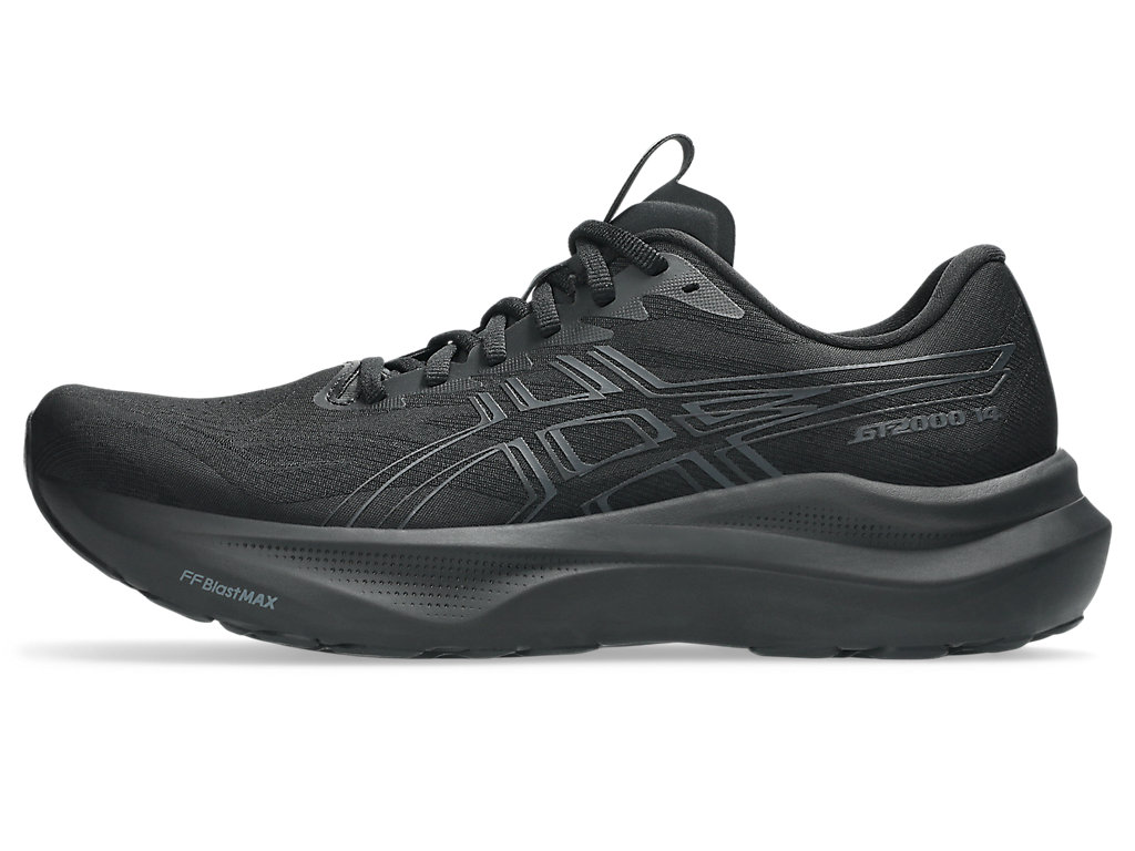 Cheap ASICS GT-2000 14 Extra Wide Kasut Lari Hitam/Kelabu Graphite 1011C057-002