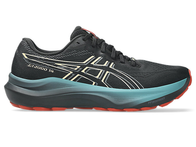 ASICS GT-2000 14 GTX Running Shoes Black/Apricot Crush 1011C058-002