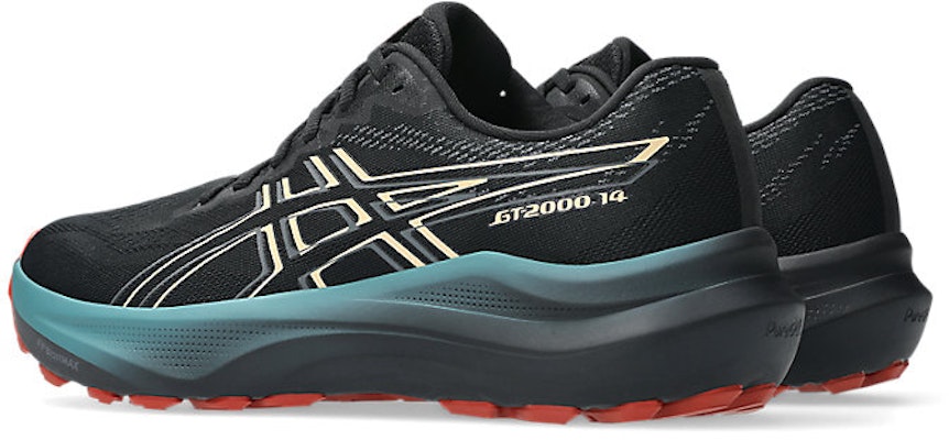 ASICS GT-2000 14 GTX Kasut Lari Hitam/Apricot Crush 1011C058-002 Lookbook ASICS GT-2000 14 GTX Kasut Lari Hitam/Apricot Crush 1011C058-002