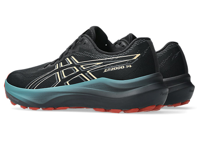 Shop ASICS GT-2000 14 GTX Hardloopschoenen Zwart/Apricot Crush 1011C058-002