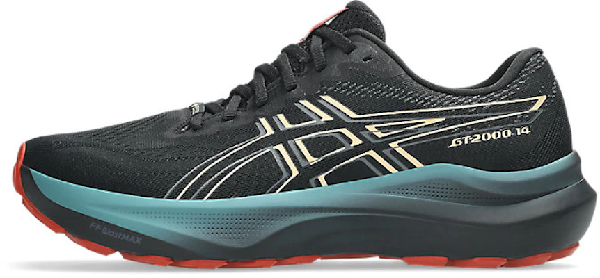 ASICS GT-2000 14 GTX Hardloopschoenen Zwart/Apricot Crush 1011C058-002 1