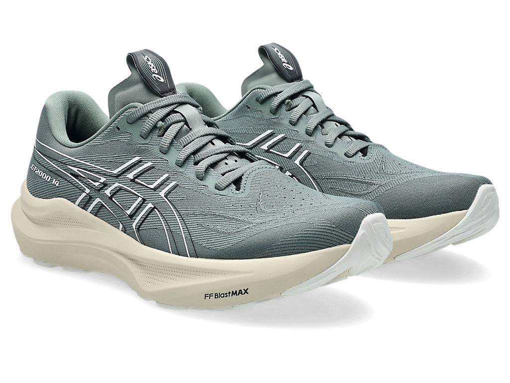Lookbook ASICS GT-2000 14 Hardloopschoenen Monument/Wit 1011C056-020