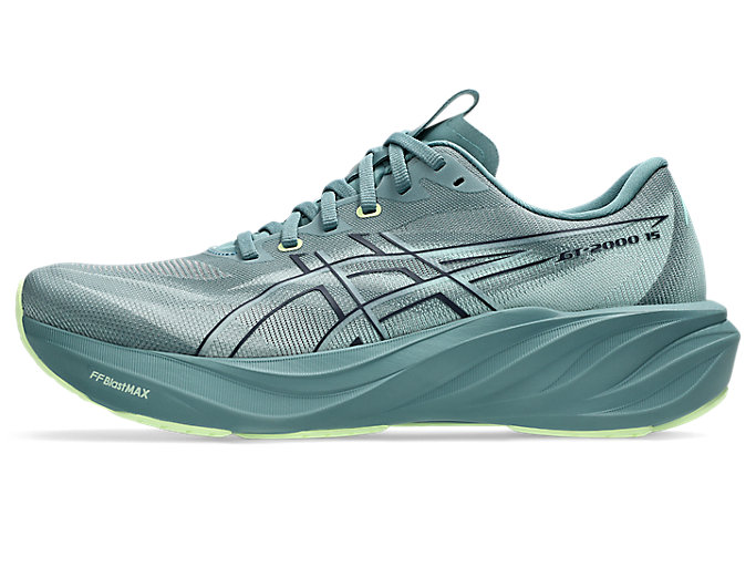 ASICS GT-2000 15 Wide Running Shoes Foggy Teal/Illuminate Yellow 1011C236-402