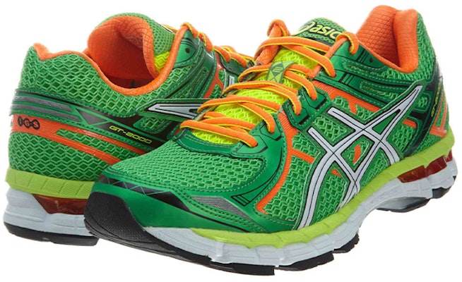 ASICS GT-2000 2 'Green Orange White' T3P3N-7001 Lookbook ASICS GT-2000 2 'Green Orange White' T3P3N-7001