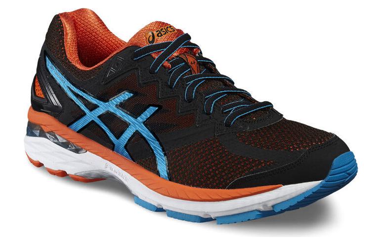Lookbook ASICS GT-2000 4 ''Schwarz Orange Blau'' T606N-9043