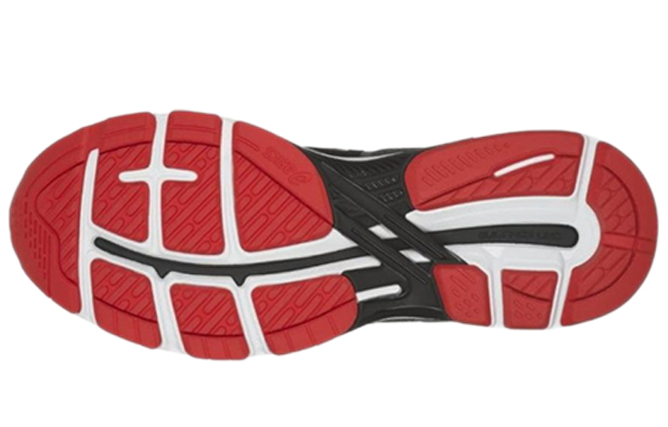 Shop Asics GT-2000 6 輕便透氣 低筒休閒跑步鞋 黑灰色