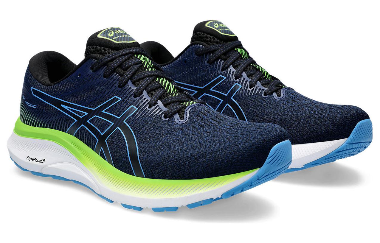 Lookbook Asics Gt-4000 3 耐磨 低筒 跑步鞋 男款 藍綠色