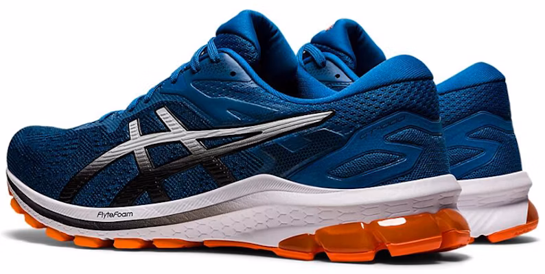 ASICS GT 1000 10 4E Wide 'Reborn Blue' Lelaki Kasut Sukan 1011A999-402 Lookbook ASICS GT 1000 10 4E Wide 'Reborn Blue' Lelaki Kasut Sukan 1011A999-402