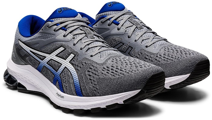 Asics GT-1000 10 透氣耐磨 低筒 跑步鞋 男款 灰白藍 2E寬 Lookbook Asics GT-1000 10 透氣耐磨 低筒 跑步鞋 男款 灰白藍 2E寬