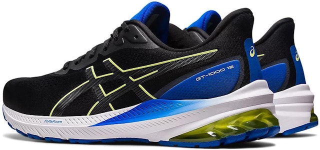 ASICS GT 1000 12 宽款 '黑色萤光黄' 1011B634-002 Shop ASICS GT 1000 12 宽款 '黑色萤光黄' 1011B634-002