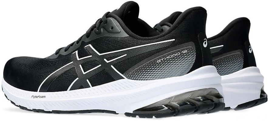 ASICS GT 1000 12 Lebar 'Hitam Putih' 1011B634-004 Shop ASICS GT 1000 12 Lebar 'Hitam Putih' 1011B634-004