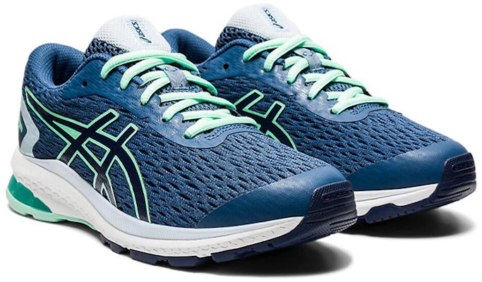 ASICS GT 1000 9 GS 'Grand Shark Peacoat' Lelaki/Kanak-Kanak 1014A150-405 Lookbook ASICS GT 1000 9 GS 'Grand Shark Peacoat' Lelaki/Kanak-Kanak 1014A150-405