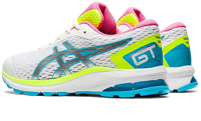 ASICS GT 1000 9 GS 'Putih Perak Murni' 1014A150-102 Shop ASICS GT 1000 9 GS 'Putih Perak Murni' 1014A150-102