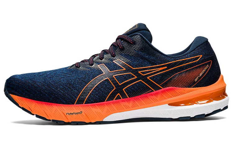 ASICS GT 2000 10 4E Wide 'Mako Blue Shocking Orange' 1011B184-402