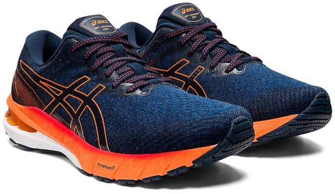 ASICS GT 2000 10 4E Wide 'Mako Blue Shocking Orange' 1011B184-402 Lookbook ASICS GT 2000 10 4E Wide 'Mako Blue Shocking Orange' 1011B184-402