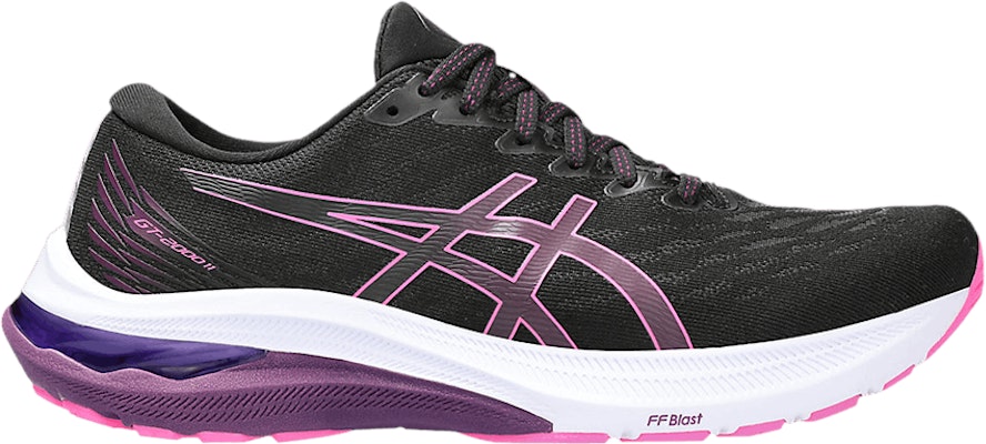 Women ASICS GT 2000 11 Black Hot Pink 1012B271 007 1012B271