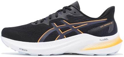 ASICS GT 2000 12 2E Wide 'Black Fellow Yellow' 1011B689-005 ASICS GT 2000 12 2E Wide 'Black Fellow Yellow' 1011B689-005