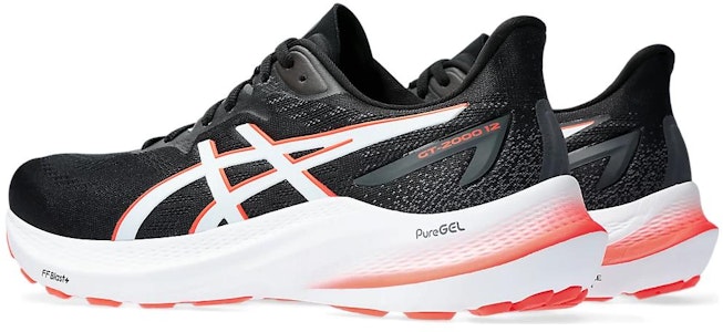 Asics GT-2000 12 防滑耐磨 低筒 跑步鞋 男款 黑白色 Lookbook Asics GT-2000 12 防滑耐磨 低筒 跑步鞋 男款 黑白色