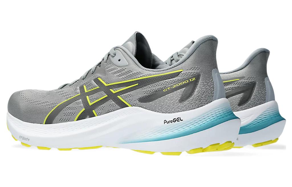 Details for ASICS GT 2000 12 ''Gris Roche Jaune Fluo'' 1011B691-021
